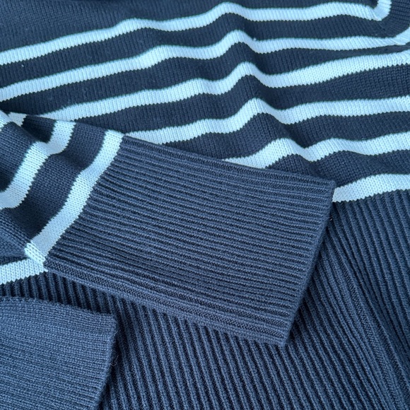 GAP Black and White Striped Turtleneck Sweater - Picture 5 of 5